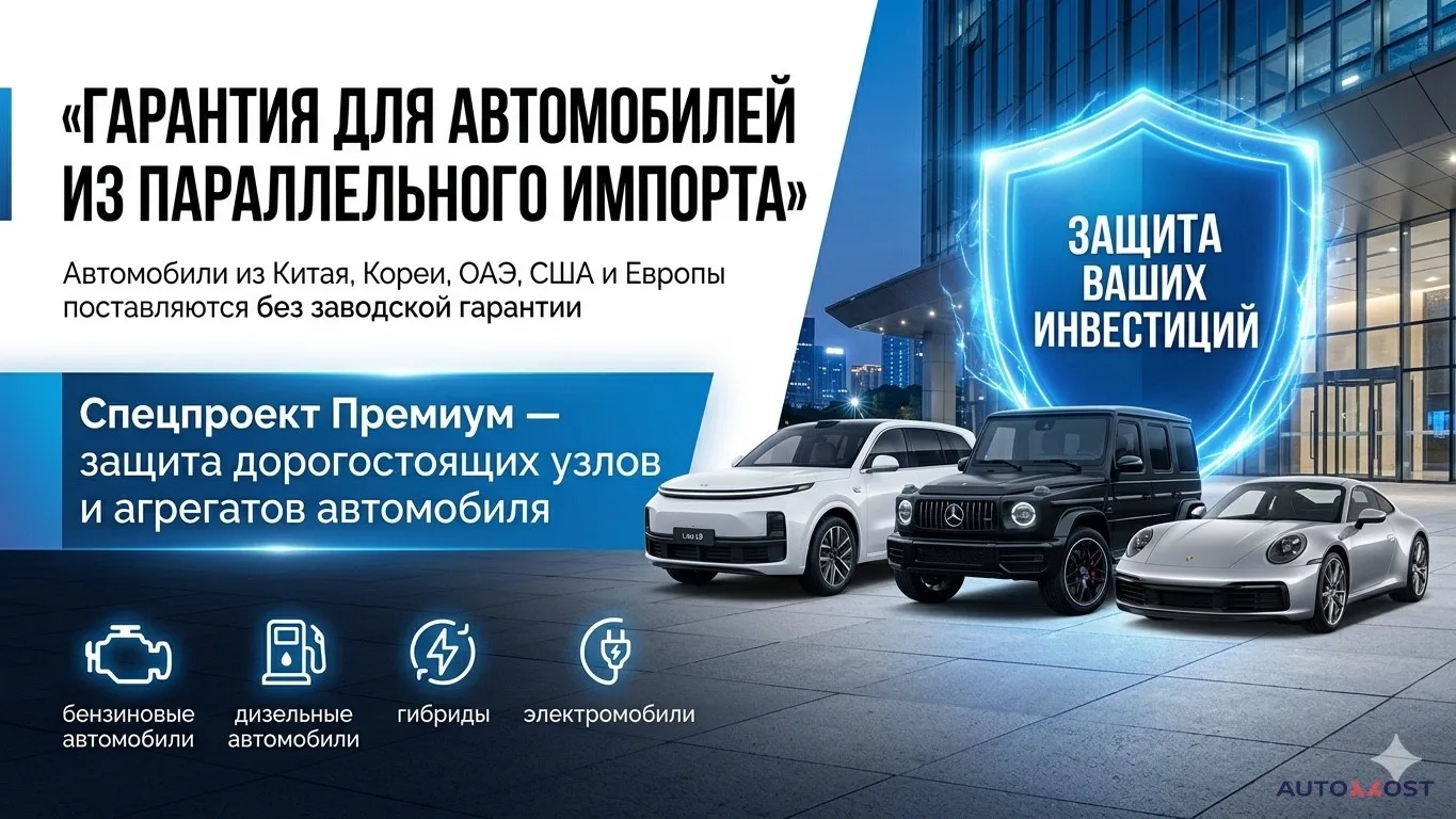 Гарантия на автомобили из параллельного импорта, фото 1
