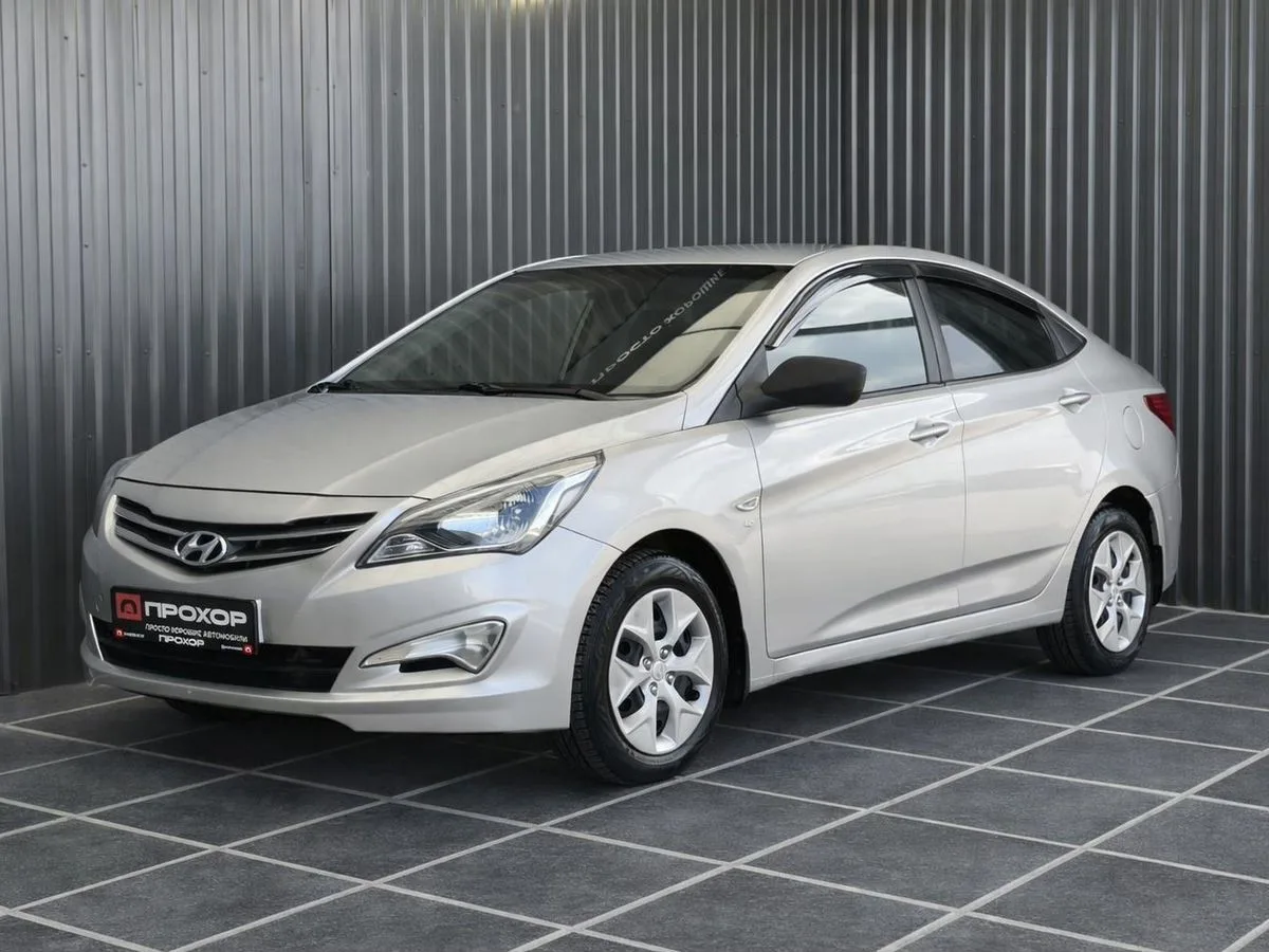 Hyundai, Solaris, 1 л., АТ, 2015 г., 186 332 км, фото 1