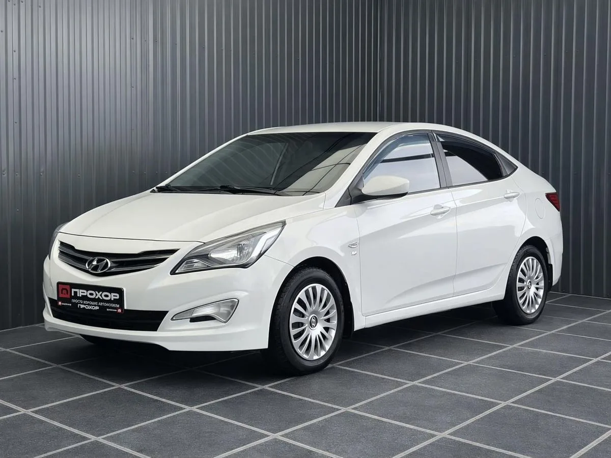 Hyundai, Solaris, 1 л., МТ, 2015 г., 136 568 км, фото 1
