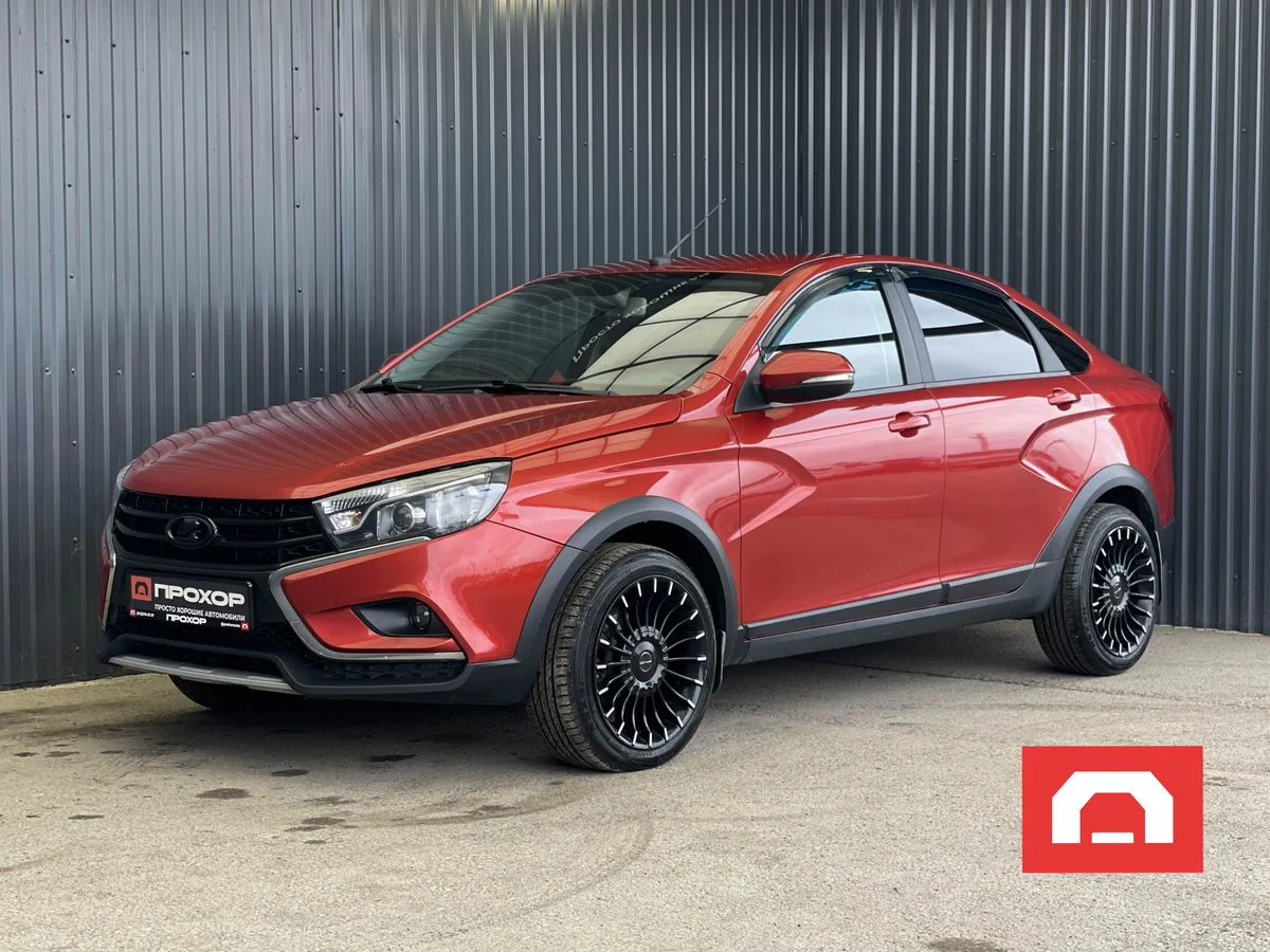 ВАЗ (LADA), Vesta, 1 л., АМТ, 2019 г., 105 182 км, фото 1