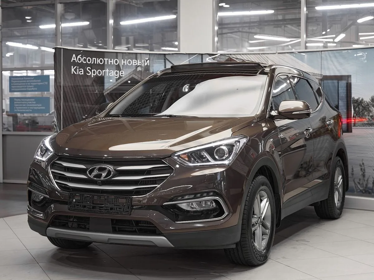 Hyundai Santa Fe 2.2d AT (200 л.с.) 4WD, 2018, фото 1